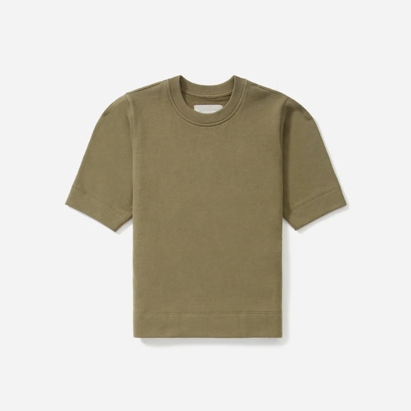 NWT Everlane Lightweight French Terry Puff Tee - Picture 2 of 8